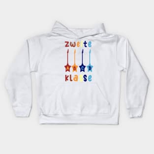 2. Klasse ABCD Rockgitarre Schulbeginn T shirt Kids Hoodie